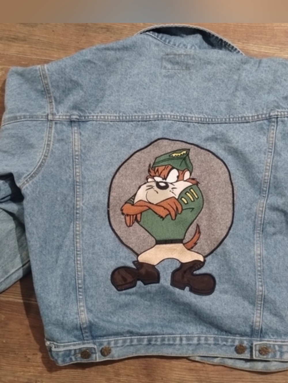 Looney Tunes Denim Motorcycle Jacket VINTAGE